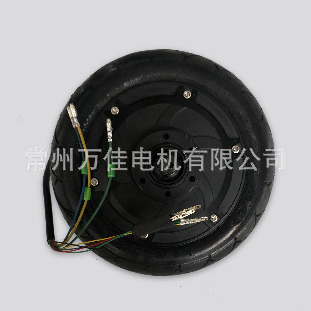 厂家供应8寸滑板车无刷轮毂电机平衡车马达500W6V/48V电动车