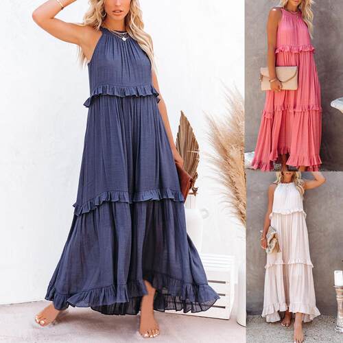 Women's long floor length skirt, cake skirt, dress,