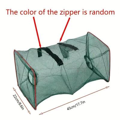 1pc Collapsible Cast Net Fish Cage for Crab, Shrimp, and Cra
