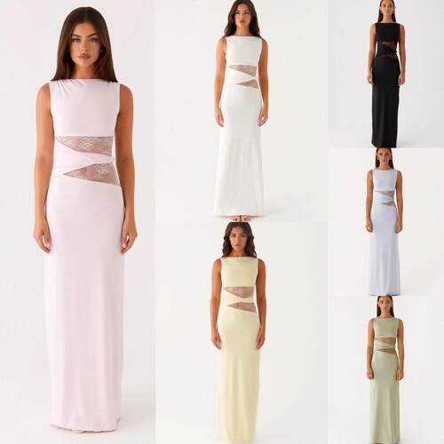 Women’s Summer Bodycon Dress - Lace Sexy Patchwork