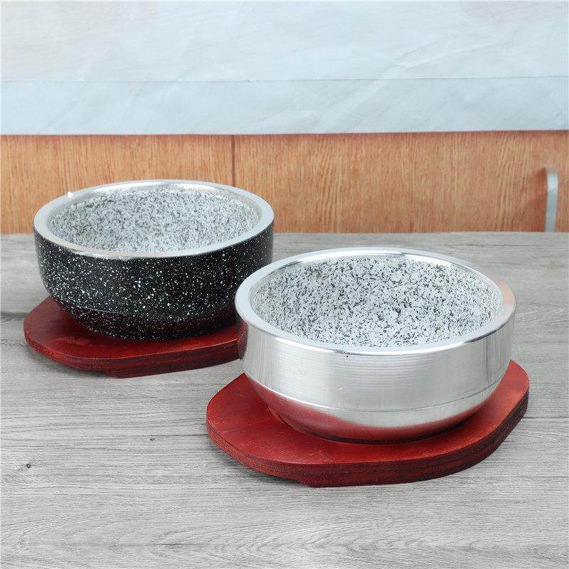 包铝石锅碗韩式拌饭石锅鱼煲仔饭砂锅石碗明火抗裂汤煲商用专用碗