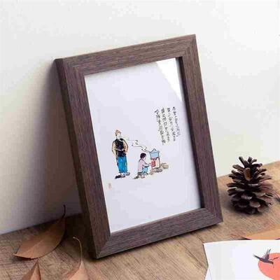 Wooden photo hanging wall picture frame tabletop decoration