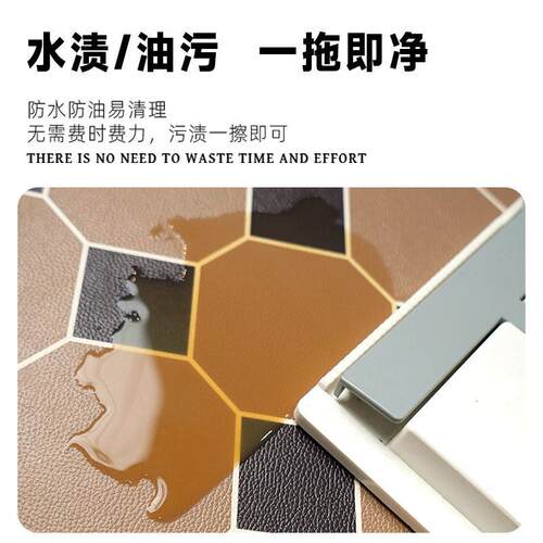 ZQ现入户门地垫进门口皮革脚垫子pvc可擦免洗家用玄关地毯可裁