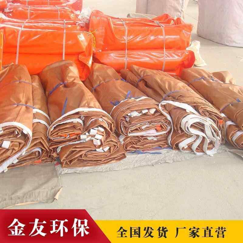 水域漂浮物拦截围挡PVC通用型防污围油栏近海石油钻井平台防溢屏