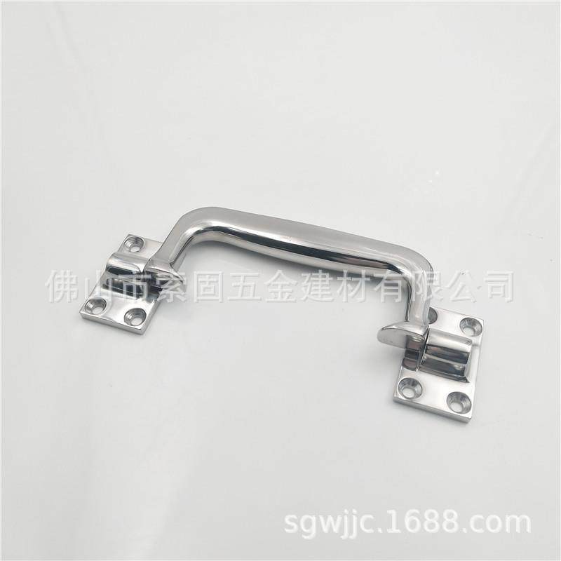 A2-10备8-1-2-3型折叠拉手不锈钢304承重柜门活动把手设898重提手