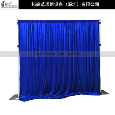 婚庆背景架伸缩杆舞台背景架帷幕支架铝管可伸缩延长管展会帷幕架