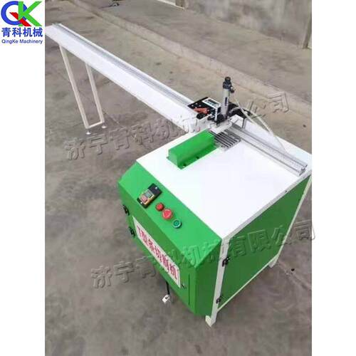 半自动T型条切割机 手动定位装饰条切削机 小型电动铝材裁切设