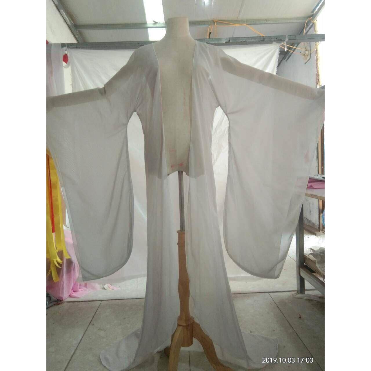 正品广舞蹈服袖 大衫汉服古装外尾披大袖衫拖地cos服拖古装袖雪纺