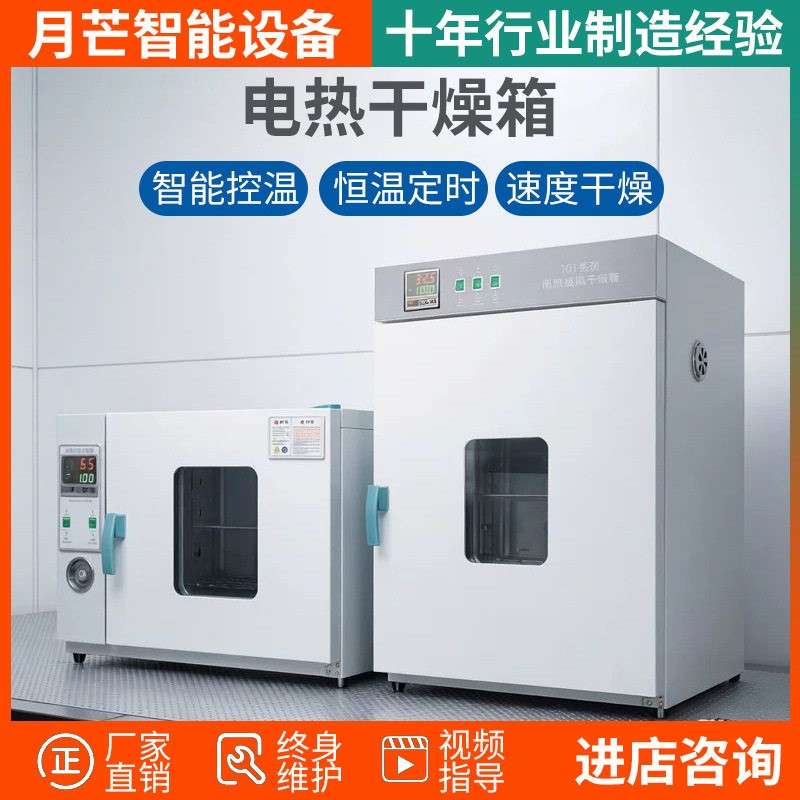 小型工业烘干机烘箱加热箱大灯烤箱实验室温电热恒温鼓风干燥箱
