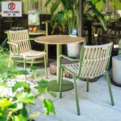 户外桌椅庭院阳台花园藤编藤椅露台防水防晒休闲 外摆桌椅组合