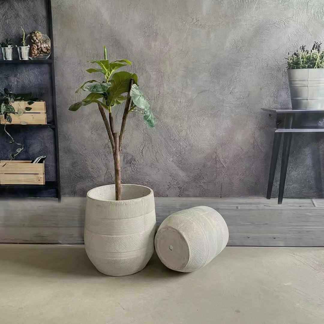 盆北欧简约花盆创意植绿风格落地厂家直销庭院室内盆水泥条纹圆,鲜花速递/花卉仿真/绿植园艺,花盆,淘宝优惠券,粉丝福利购,淘宝优惠卷