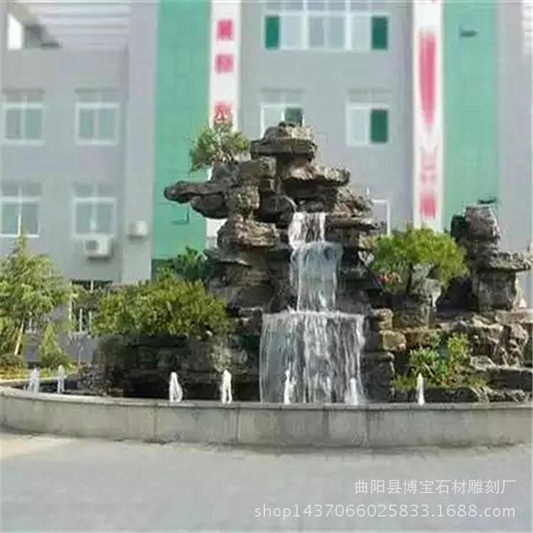 大假型别墅庭院山千层假石上水石山KIF水景观养鱼池流雕塑摆件现