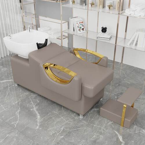 厂家直销理发店洗头床半躺式发廊冲水床网红潮店美发店