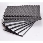 阻燃自粘波峰棉下水道吸音珍珠棉排水管静音王卫生间包管道隔音棉