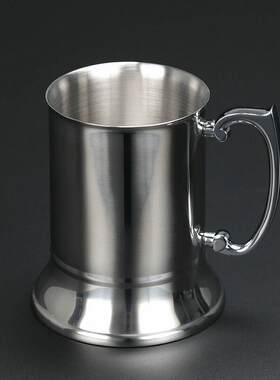不锈钢304啤酒杯 双层鸡尾酒杯 欧式火焰杯 倒酒杯源头厂家水杯子