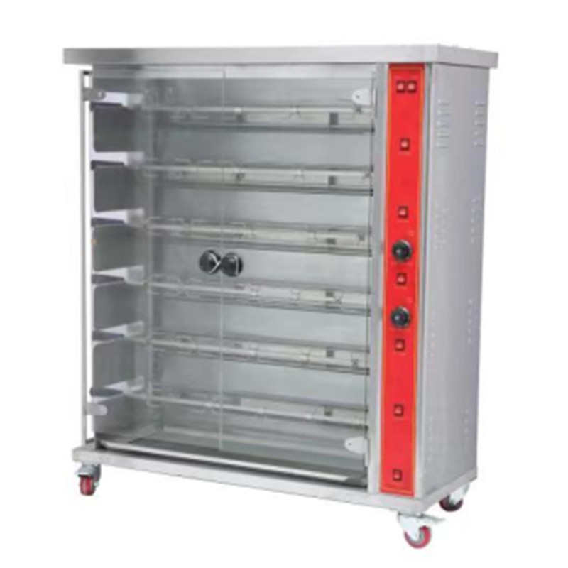 麦炉厂家直销商用电热棍千烤鸡棍6炉3棍不锈钢9旋转燃气烤鸭