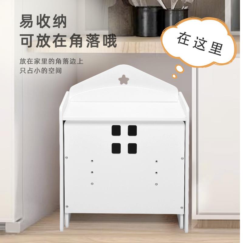 跨境实木儿童宝断奶HY233005桌功能家用桌宝椅套装落地多幼儿餐桌