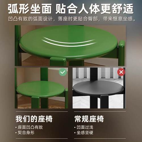 rey餐椅实木椅子师中古书桌椅椅餐桌岛色NB57台靠背茶椅红设计梳