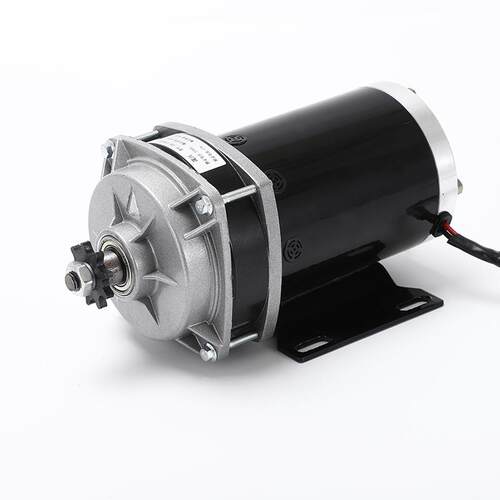 厂家直购24V500W有刷直流减速电机低噪音电动机永磁中置电机
