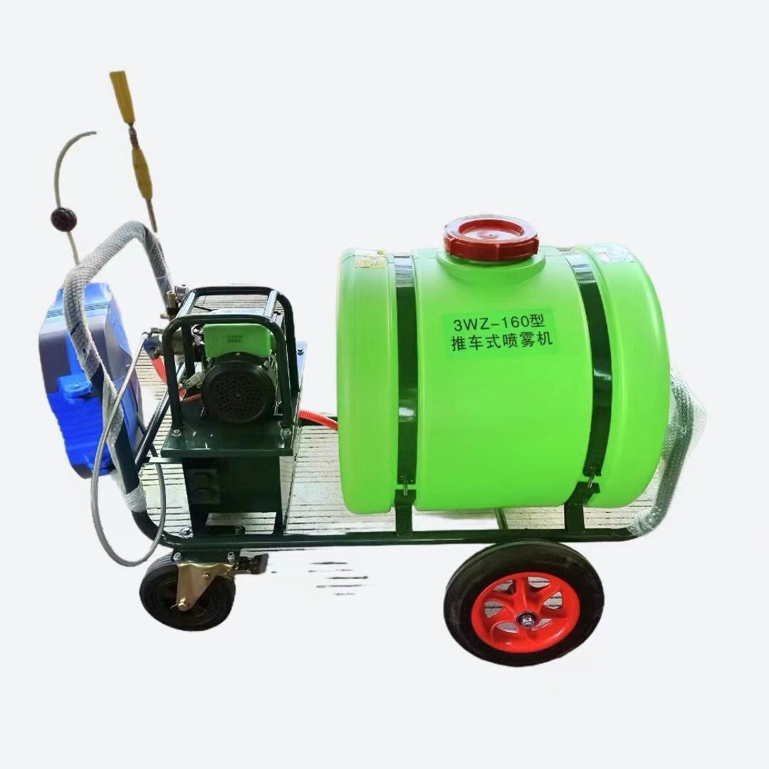 60L160L自动收管推车式48V电动款喷雾器小型打药机