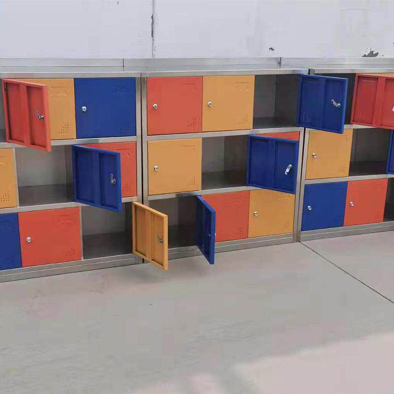 书包柜幼儿园小学生储物柜锁纳柜儿教童室寄存柜带铁学生书包皮矮