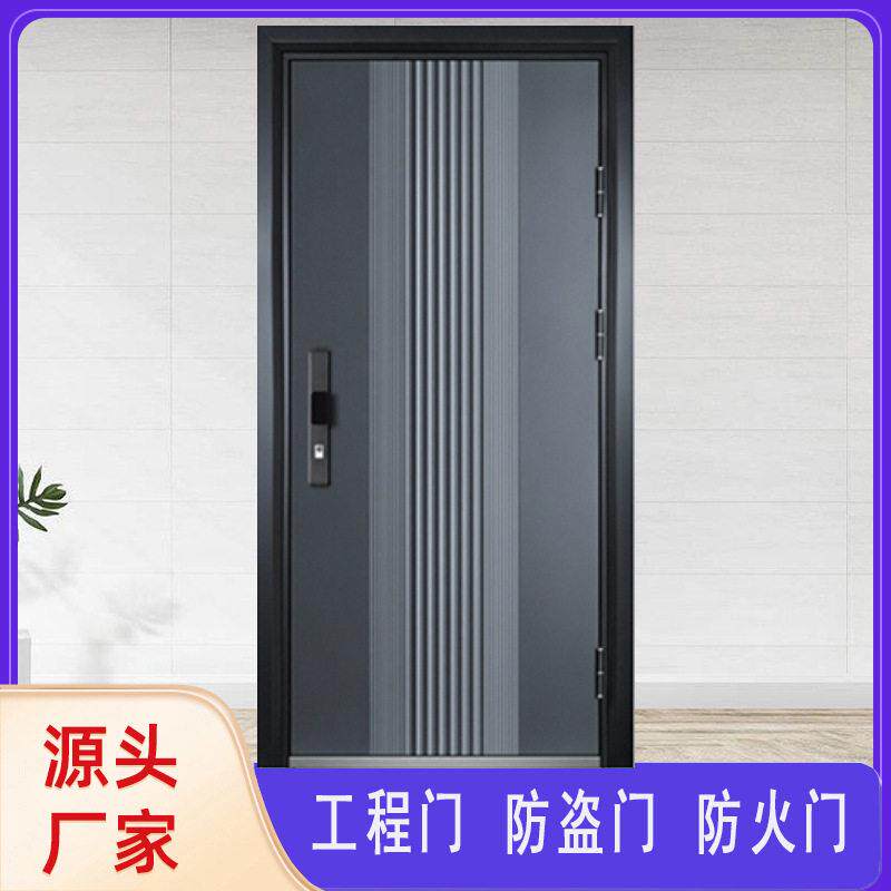 门厂出口铁门防盗门非洲专用钢制入户门家用进户门钢质工程门