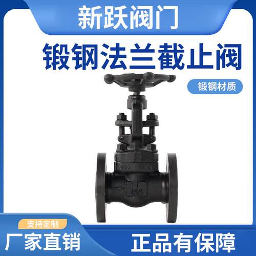锻钢法兰截止阀J41H-16C压常温国标重型手动法兰式截止阀节流阀