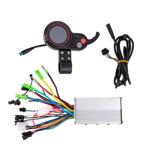 电动自行车滑板车控制器LCD仪表套件36V/48V350W钩指拨仪表