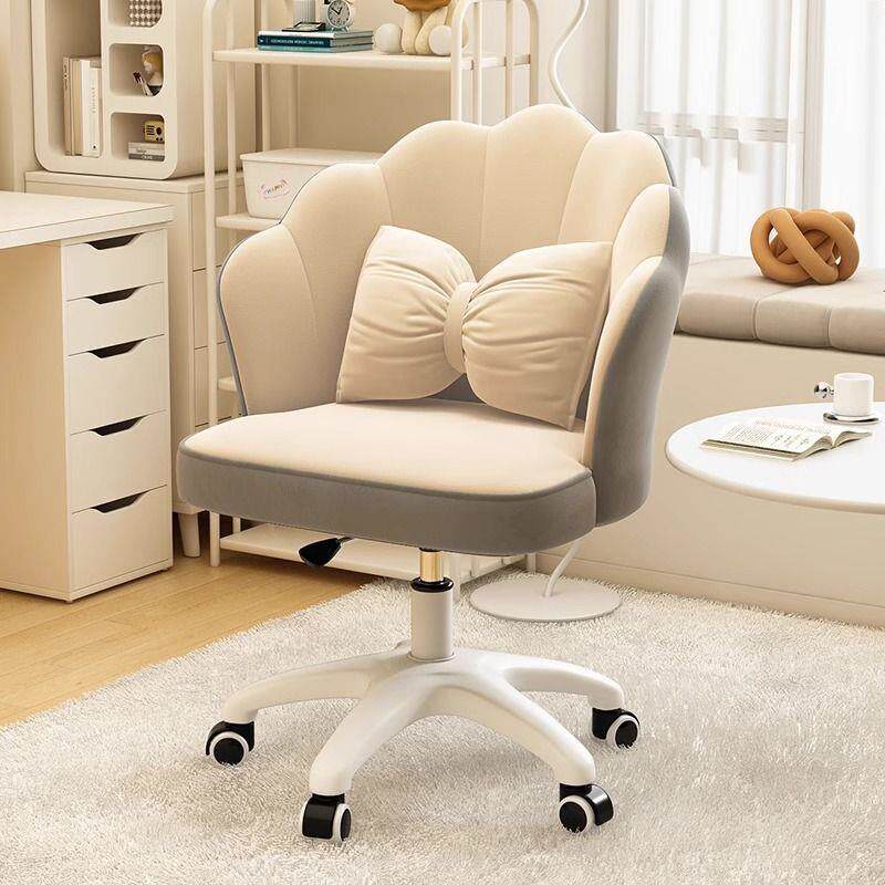 化妆椅女生卧室高级感梳妆台凳子2026新款化妆凳家用轻奢靠背椅子