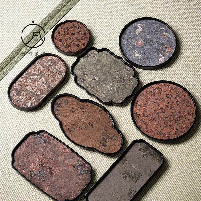 盘托盘茶盘欧式托盘皮革防滑塑料圆型长方形托盘餐盘葡萄花传菜盘,餐饮具,整套茶具,淘宝优惠券,粉丝福利购,淘宝优惠卷