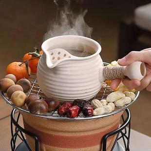 围炉煮茶罐罐烤奶壶茶煮茶器具家用室内配件奶茶陶壶煮茶壶碳炉烤