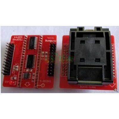 BGA48座6x80.8mm间距TL866II/A/CS系列编程器NOR烧录座测试座