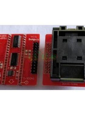BGA48座6x80.8mm间距TL866II/A/CS系列编程器NOR烧录座测试座