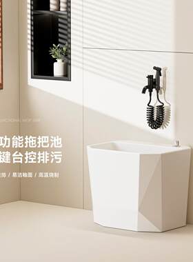 阳台卫生间拖把池家用小型宠物澡盆高颜值多功能