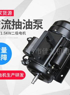 离心泵机油铝合金电动齿轮交流抽油泵WCB75750W厂家直供