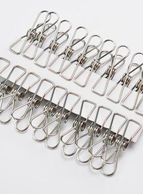 Stainless Steel Clips Solid Wire Clamp Durable Clothespins S