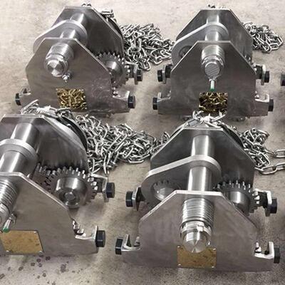 拉单轨锈小车04手不钢仓NDR库装卸吊具运1t2tt5t10吨工字钢行小车