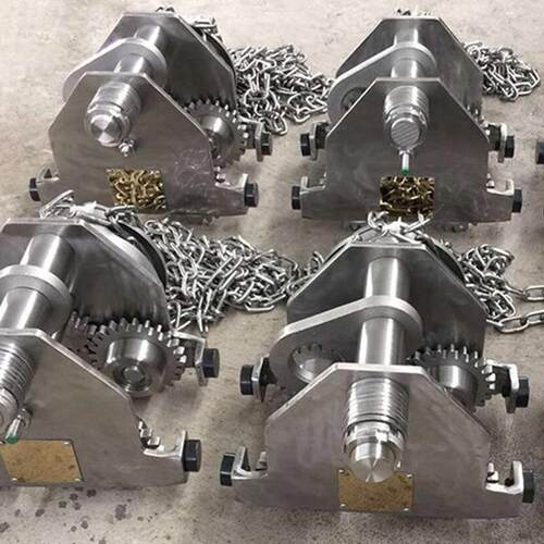 拉单轨锈小车04手不钢仓NDR库装卸吊具运1t2tt5t10吨工字钢行小车