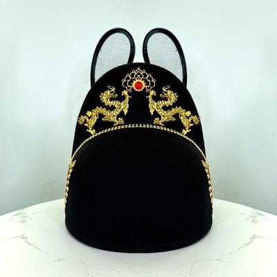 明制乌纱翼善冠飞鱼服中式汉服新郎圆领袍古风帽子儿童男锦衣卫帽