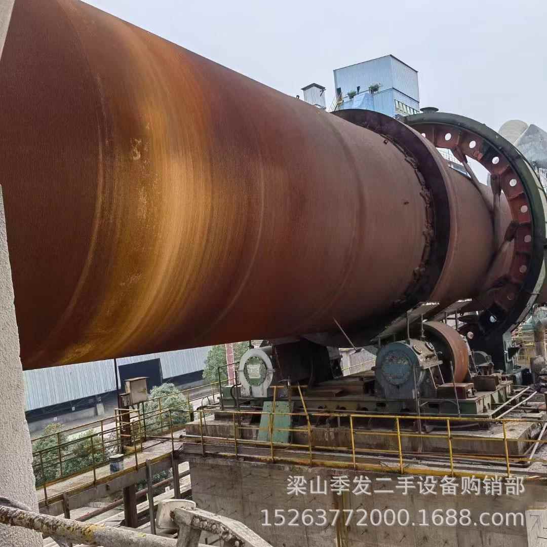 出售二手铝矾土回转窑烘干机磁铁矿回转窑滚筒烘干设备稀土干燥机