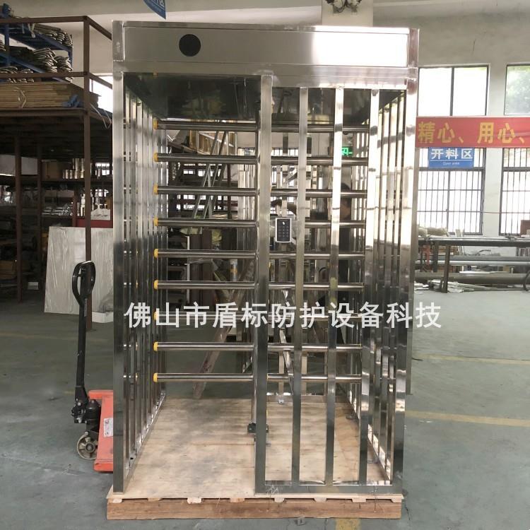 商场旅游景点只进不出梳状栏杆转闸 不锈钢全高智能导向禁行门