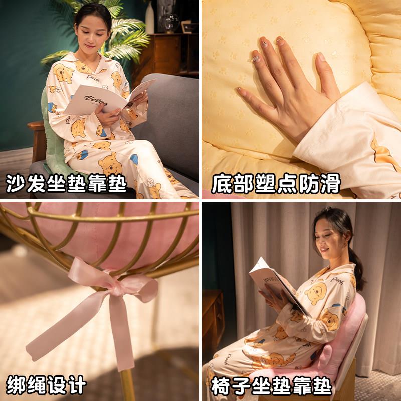 冬季坐垫垫座垫办屁公室久子靠垫靠背一椅体学坐生加厚垫子?椅垫