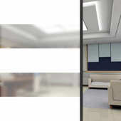 5050磨砂条纹装 饰膜批发 饰膜隔断阳台移门玻璃贴纸PET装