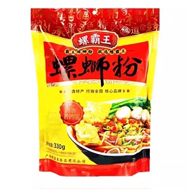 螺霸王经典原味螺蛳粉330g*3袋速食，方便面米粉广西特产