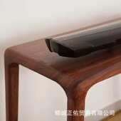 简约仿古古琴桌凳榆木国学书法桌实木简约桌子小书桌古琴桌琴凳