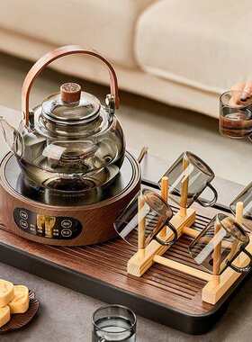 茶具套装2025新款玻璃煮茶壶电陶炉家用烧水壶办公室泡煮茶炉一体