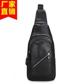 真皮男士 胸包耐磨头层牛皮复古单肩包斜挎包运动韩版
