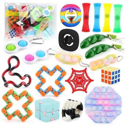 Anti Stress Fidget Toys Finger Figet Spiner Popit Pop It1
