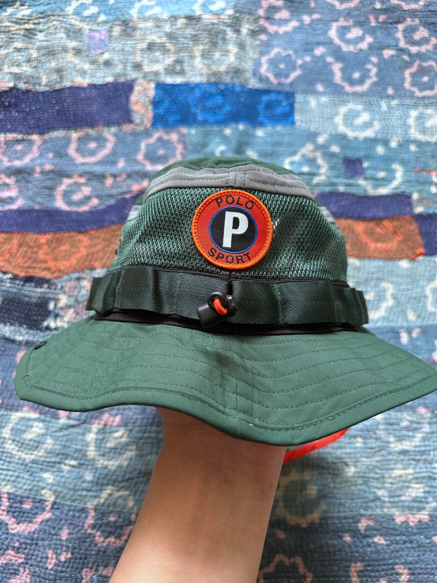 Polo Sport Green Bucket Hat 3M Reflective