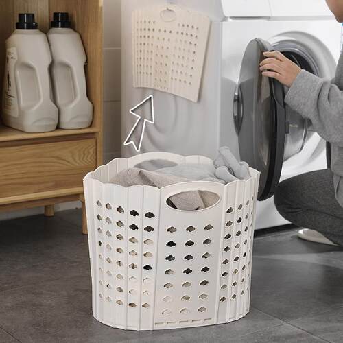 Wholesale Large Foldable Laundry Basket, Wall-Mounted Laundr